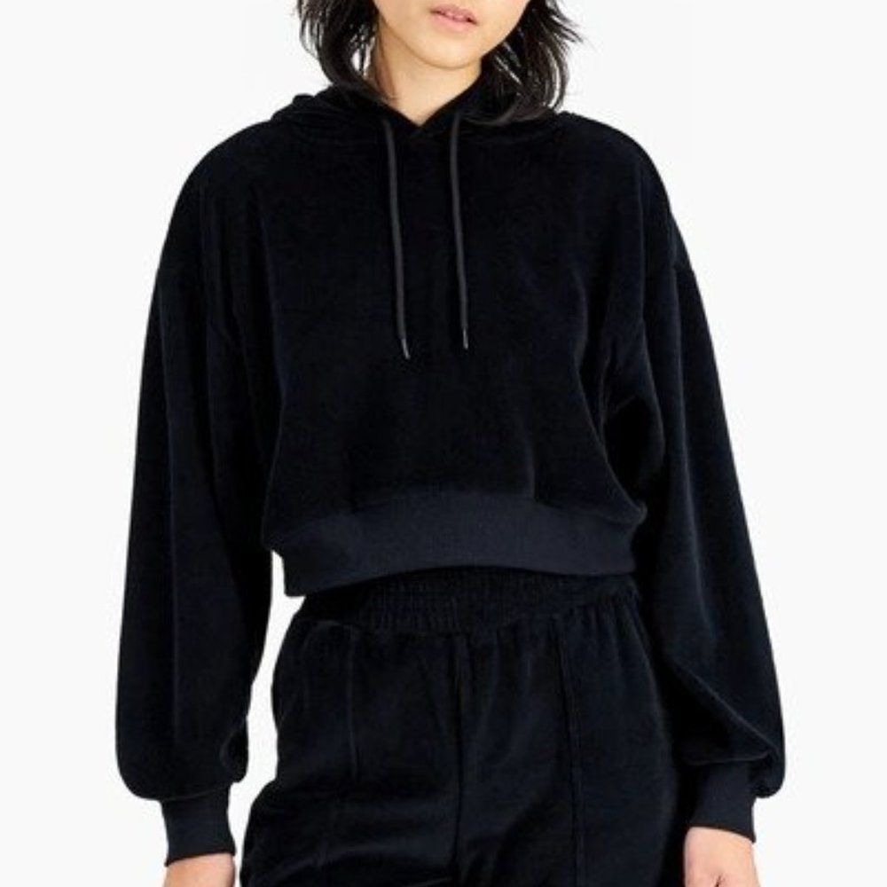 Vanilla Star Juniors' Cropped Hoodie Top